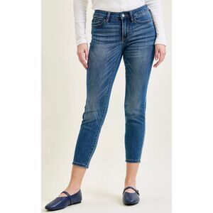 Judy Blue Abbey relaxed fit vintage wash skinny jean 31